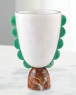 Image 1 of 2: Jonathan Adler Mustique Scalloped Urn 