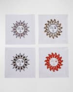 Image 2 of 2: Jonathan Adler Sun Cocktail Napkins, Set of 4