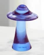 Image 1 of 2: Jonathan Adler Purple Acrylic Mushroom