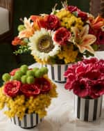 Image 2 of 2: John-Richard Collection Sycamore Garden 18" Faux Floral Arrangement in Ceramic Vase