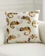 Image 1 of 2: D.V. KAP Home Chameleon Pillow, 24" Square