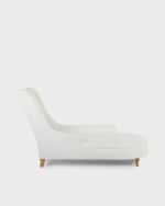 Image 4 of 7: Haute House Thea Channel-Tufted Chaise