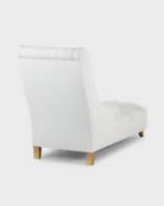 Image 5 of 7: Haute House Thea Channel-Tufted Chaise