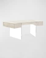 Image 1 of 2: John-Richard Collection Loftus Side Drawer Curved Desk