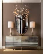 Image 4 of 5: John-Richard Collection Carol Benson-Cobb's Slated 4-Door Credenza