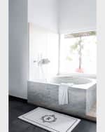 Image 1 of 2: Graccioza Egoist "R" Monogrammed Bath Rug
