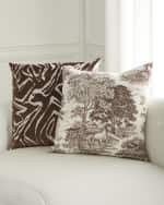 Image 2 of 2: D.V. KAP Home Yellowstone Pillow, 24" Square