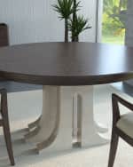 Image 5 of 6: Casa Ispirata Aqueduct 60" Round Dining Table