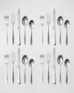 Image 1 of 4: Juliska Carine 20-Piece Flatware Set - Bright Satin 