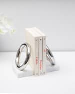 Image 2 of 3: ANNA New York Marble Ring Bookends, Set of 2 