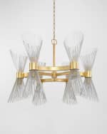 Image 2 of 2: John-Richard Collection Bonheur 38" Round 12-Light Chandelier
