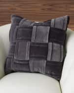 Image 3 of 3: Global Views Woven Pillow, 20" Square 