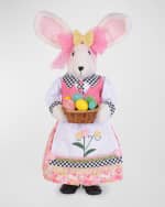 Image 1 of 2: Karen Didion Originals Mona Girl Bunny Figure 