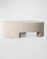 Image 4 of 5: Four Hands Kember Outdoor Coffee Table 