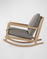Image 3 of 6: Four Hands Aiken Outdoor Rocking Chair