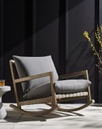 Image 1 of 6: Four Hands Aiken Outdoor Rocking Chair