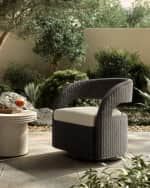 Image 1 of 5: Four Hands Hawkins Outdoor Swivel Chair
