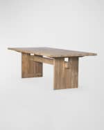 Image 2 of 6: Four Hands Brandy Outdoor Dining Table