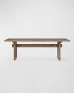 Image 3 of 6: Four Hands Brandy Outdoor Dining Table