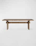 Image 4 of 6: Four Hands Brandy Outdoor Dining Table