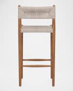 Image 3 of 5: Four Hands Lomas Outdoor Bar Stool