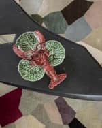 Image 2 of 3: Bordallo Pinheiro Cabbage with Lobsters Appetizer Plate, 14.5"