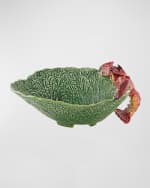 Image 1 of 2: Bordallo Pinheiro Cabbage with Lobsters Salad Bowl 
