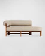 Image 2 of 5: Four Hands Malta Outdoor Left Arm Chaise