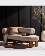 Image 4 of 5: Four Hands Malta Outdoor Left Arm Chaise