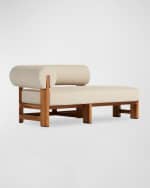 Image 5 of 5: Four Hands Malta Outdoor Left Arm Chaise