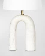 Image 4 of 5: Regina Andrew Slinky Marble Table Lamp