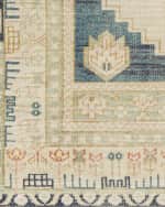 Image 2 of 2: Surya Rugs Anadolu Teal Hand-Knotted Rug, 10' x 14'