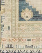 Image 3 of 3: Surya Rugs Anadolu Teal Hand-Knotted Runner, 2' x 10'