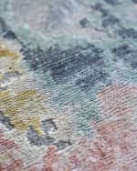 Image 5 of 8: Exquisite Rugs Floor Art Hand-Knotted Silver & Blush Rug, 10' x 14'