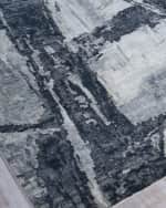 Image 3 of 7: Exquisite Rugs Floor Art Hand-Knotted Dark Gray Rug, 8' x 10'