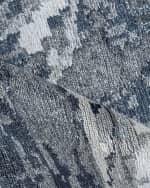 Image 4 of 7: Exquisite Rugs Floor Art Hand-Knotted Dark Gray Rug, 8' x 10'