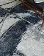 Image 7 of 7: Exquisite Rugs Floor Art Hand-Knotted Dark Gray Rug, 8' x 10'
