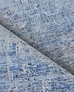 Image 4 of 8: Exquisite Rugs Intrigue Power-Loomed Blue & Gray Rug, 9' x 12'