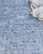 Image 5 of 8: Exquisite Rugs Intrigue Power-Loomed Blue & Gray Rug, 9' x 12'