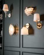 Image 2 of 4: Neiman Marcus Traditional Glass Sconce 