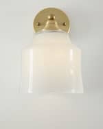 Image 3 of 4: Neiman Marcus Traditional Glass Sconce 