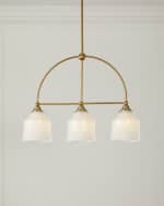 Image 2 of 4: Neiman Marcus Three-Light Chandelier