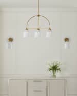 Image 4 of 4: Neiman Marcus Three-Light Chandelier