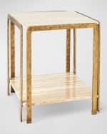 Image 2 of 5: Global Views Kraft Side Table