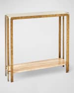 Image 2 of 5: Global Views Kraft Console Table