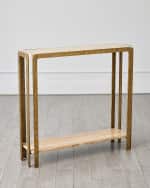Image 1 of 5: Global Views Kraft Console Table