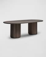 Image 2 of 2: Interlude Home Laurel 94" Oval Dining Table