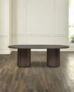 Image 1 of 2: Interlude Home Laurel 94" Oval Dining Table