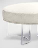 Image 4 of 6: Interlude Home Nova Classic Ottoman