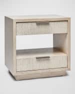 Image 2 of 5: Interlude Home Harperly Bedside Chest